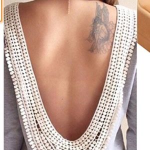 Backless long sleeve